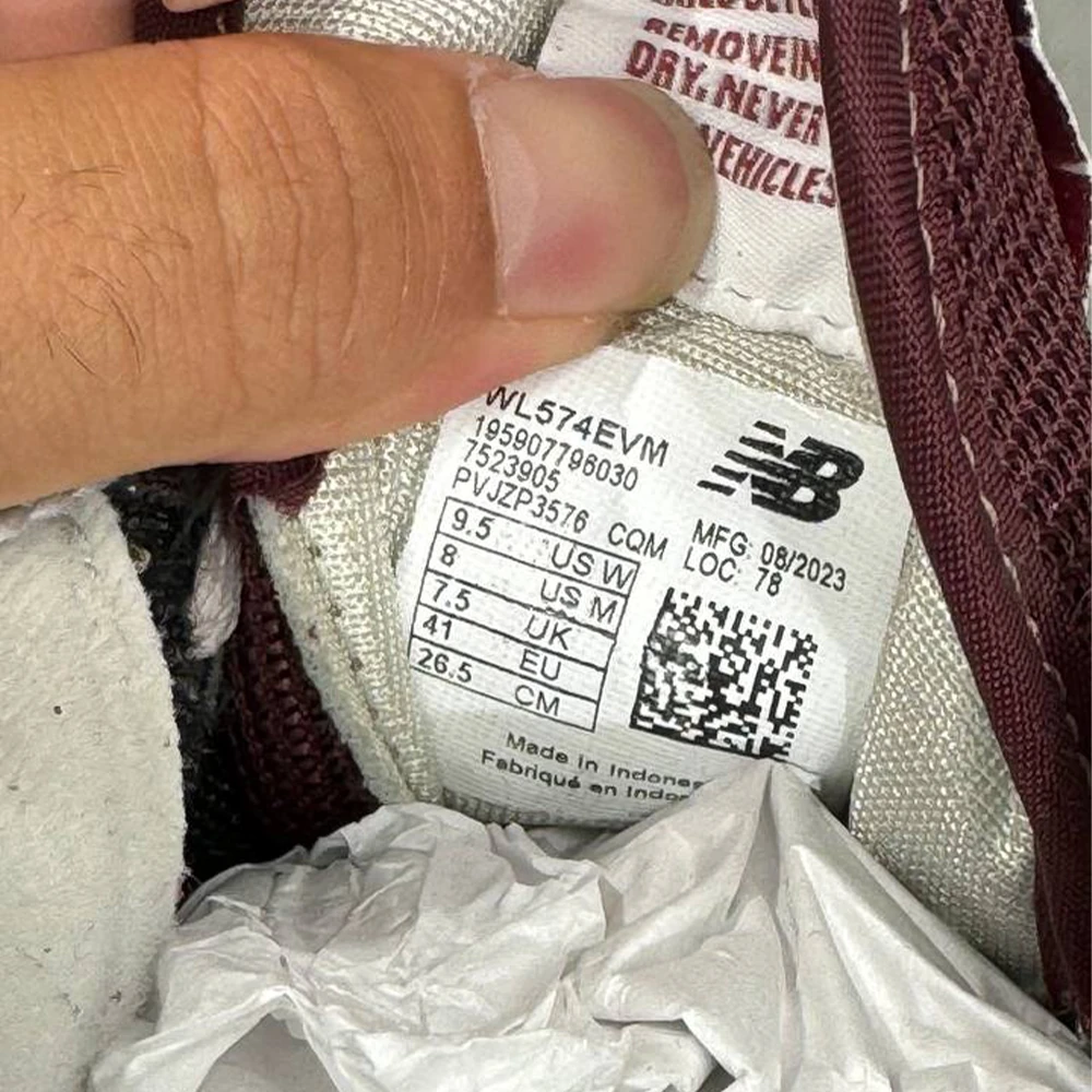 New Balance 574 Newbalance 574 WL574EVM (4) کتونی نیوبالانس 574 Newbalance 574 
WL574EVM - Image 4